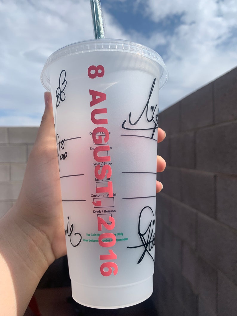 BLACKPINK signature Starbucks cup | Etsy