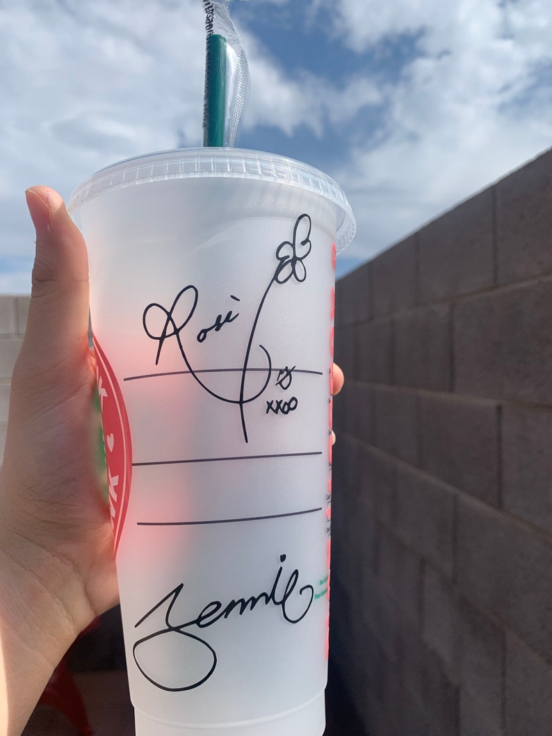 BLACKPINK signature Starbucks cup | Etsy