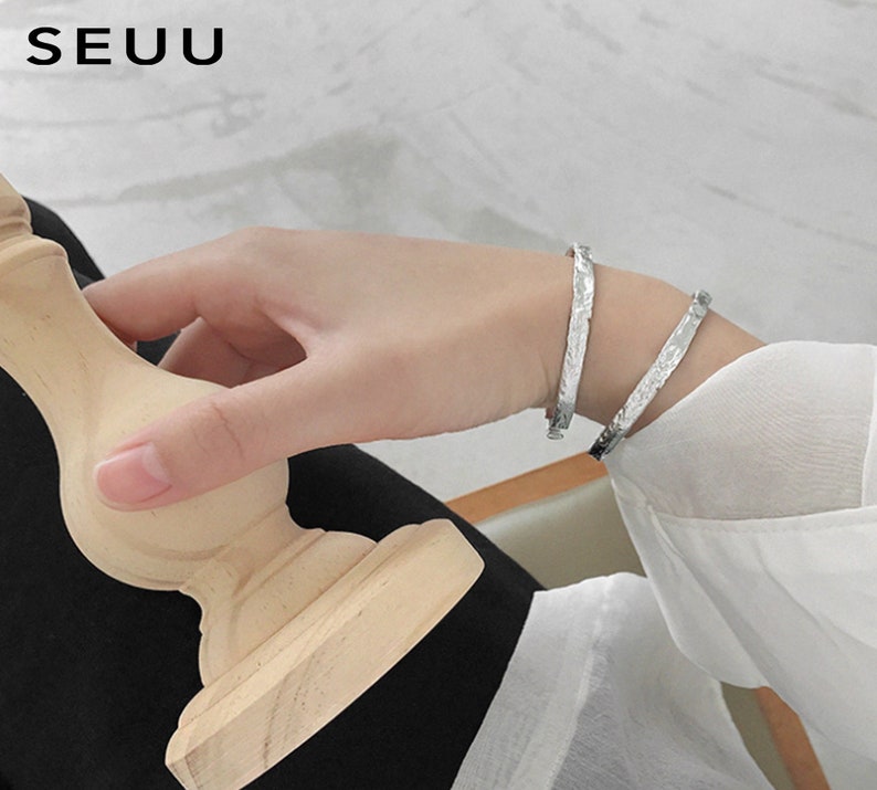 Irregular Concave and Convex White Gold and Gold Bracelets Minimalist Gold Plated Bracelets Fashionable Bracelets Silver Bracelets
