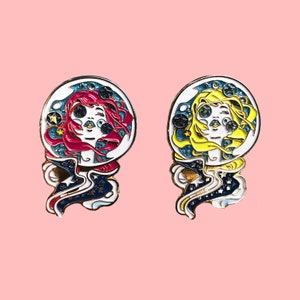 Belle Galaxy Zachte Email pins | Emaille pinnen | Regenboogbadges | Legeringspennen | Cartoon speldenprikjes | Glitter | Mystieke pinnen | Badges met ruimte thema