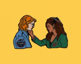 Black Mirror San Junipero Soft Enamel Pin | Enamel Pins | Rainbow Pins | Cute Pins | Cartoon Pins | Netflix-Themed Pins | Pop Culture