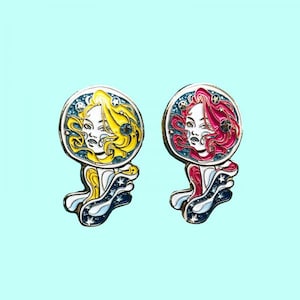 Zoe Galaxy Soft Email Pin | Emaille pinnen | Regenboogbadges | Legeringspennen | Leuke pin | Cartoon speldenprikjes | Mystieke pinnen | Badges met ruimte thema