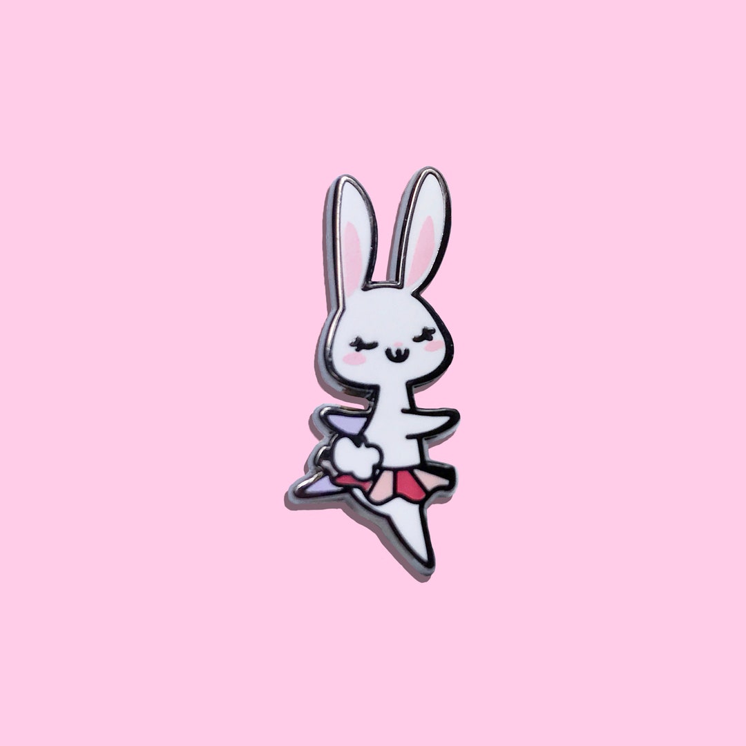 Ballerina Rabbit Hard Enamel Pin | Enamel Pins | Rainbow Pins | Cute ...