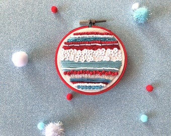 Embroidered Christmas Ornament