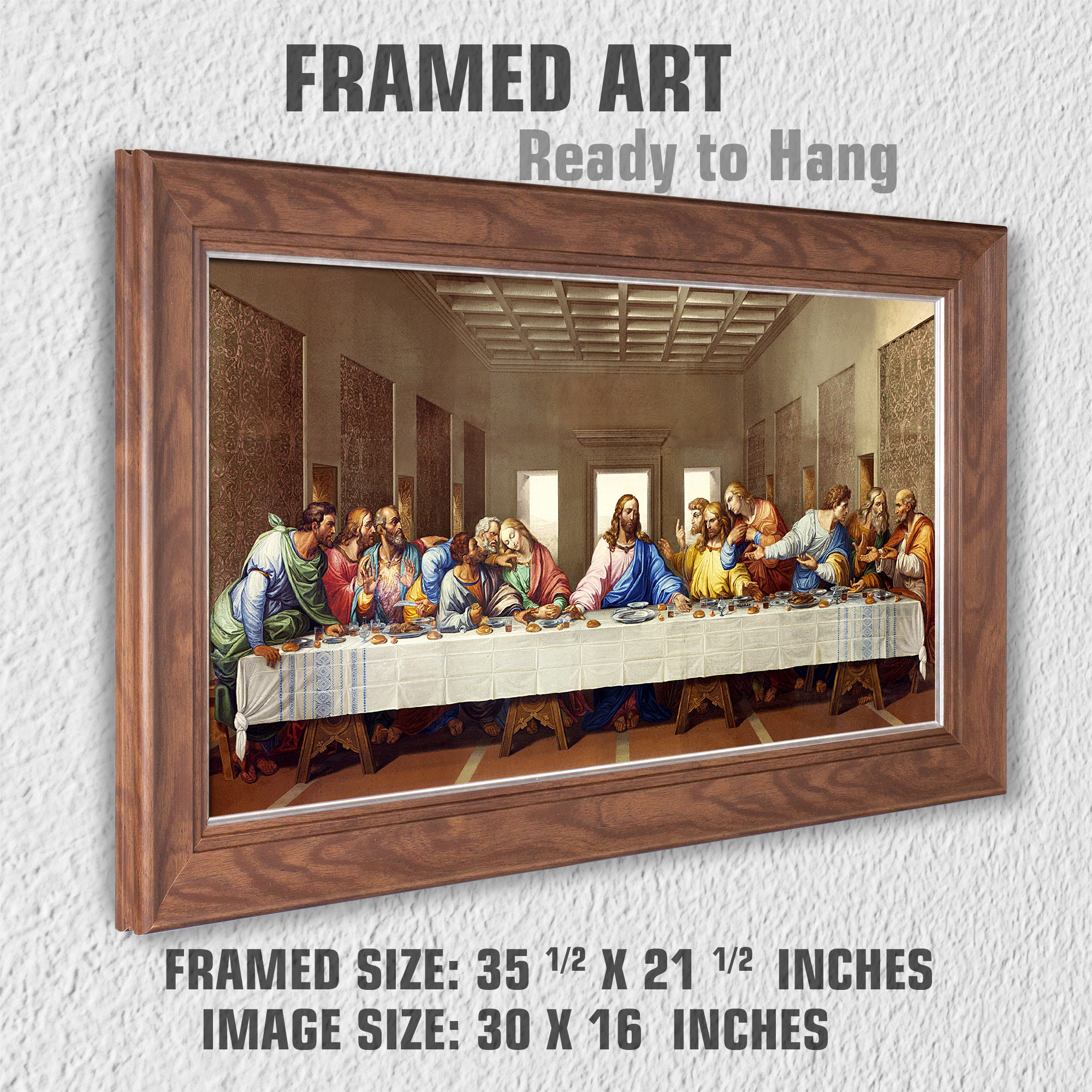 The Last Supper Leonardo Da Vinci the World Classic Art Reproductions ...