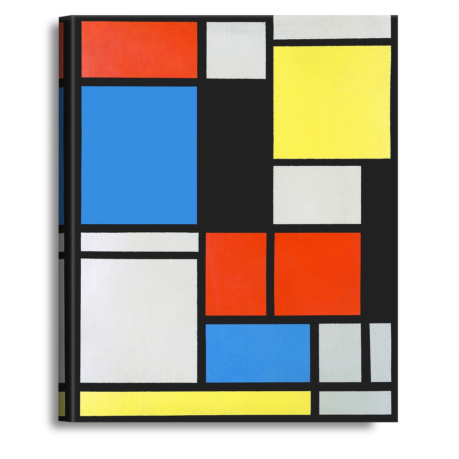 Composition With Red Blue and Yellow by Piet Mondrian Abstract | Etsy