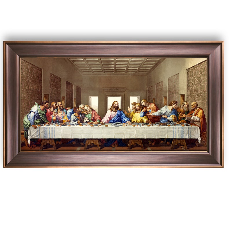 The Last Supper by Leonardo Da Vinci the World Classic Art - Etsy