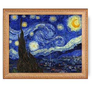 The Starry Night by Vincent Van Gogh. the World Classic Art ...