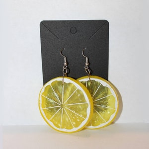 Lemon Slice Earrings