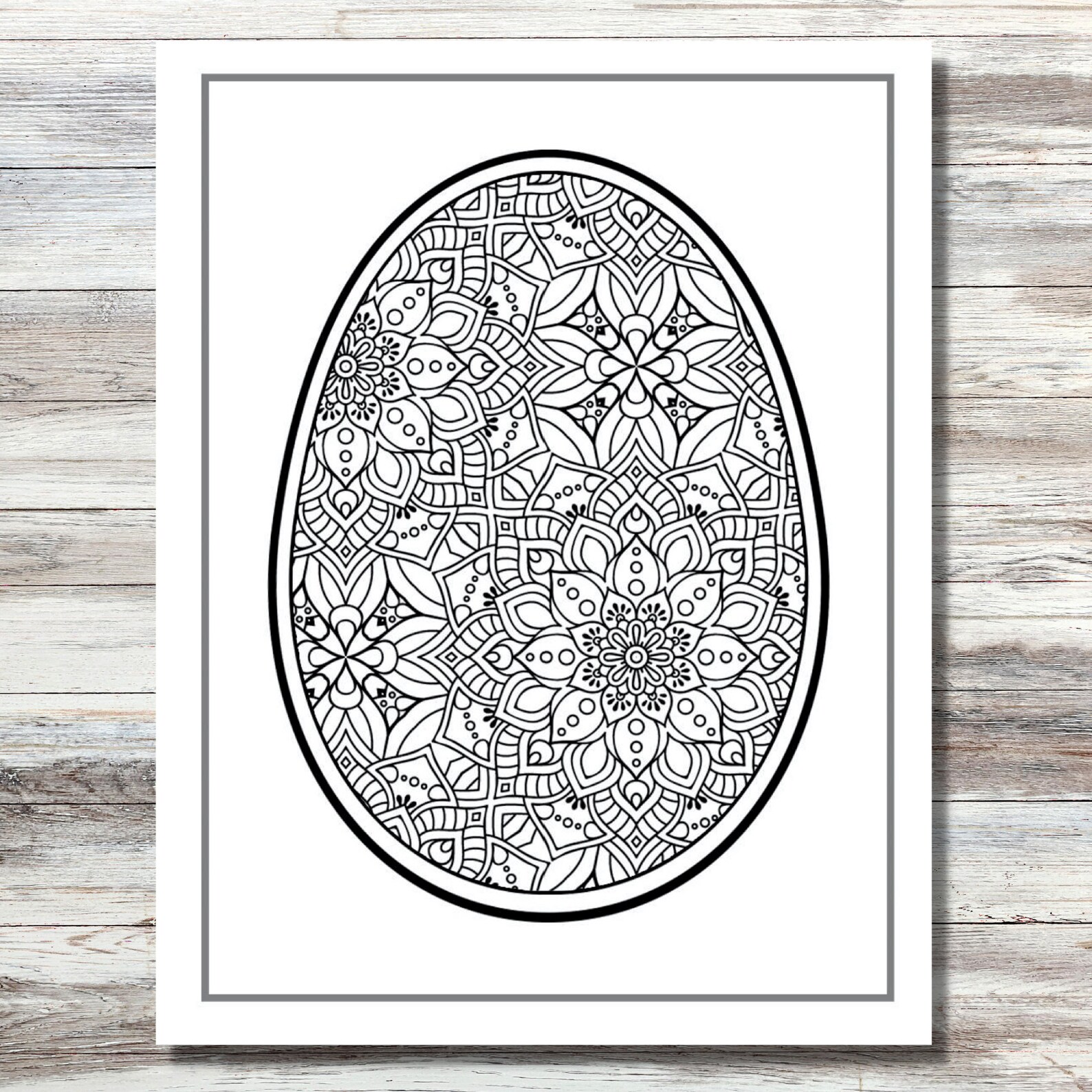 50 Easter Mandala Coloring Pages Printable Coloring Pages - Etsy 日本