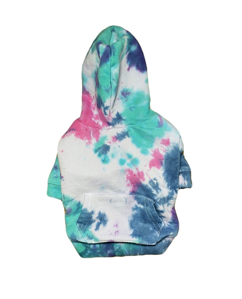 Small dog Tie Dye hoodie. Etsy