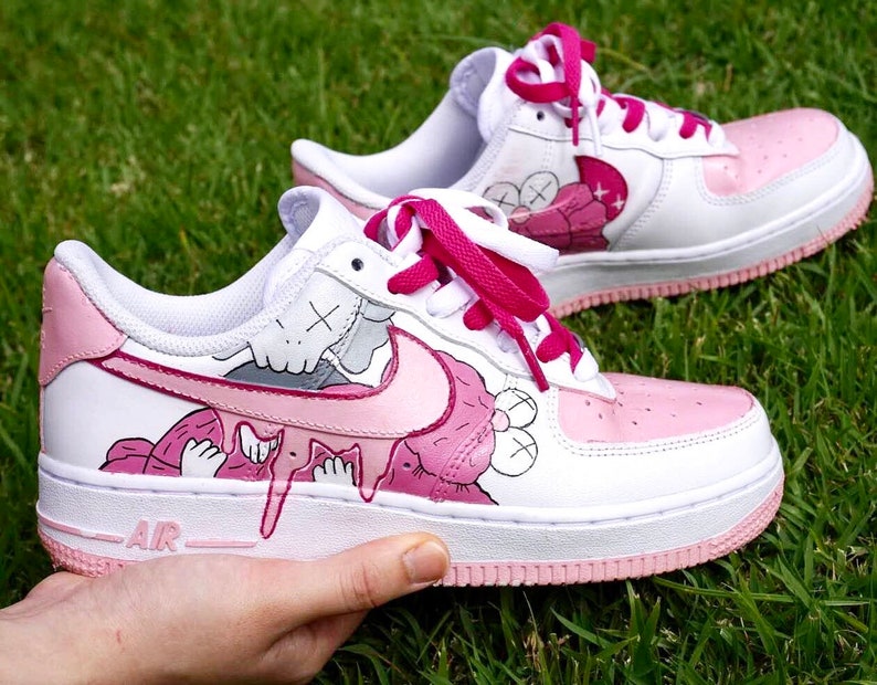 KAWS x AF1 hand-painted custom | Etsy