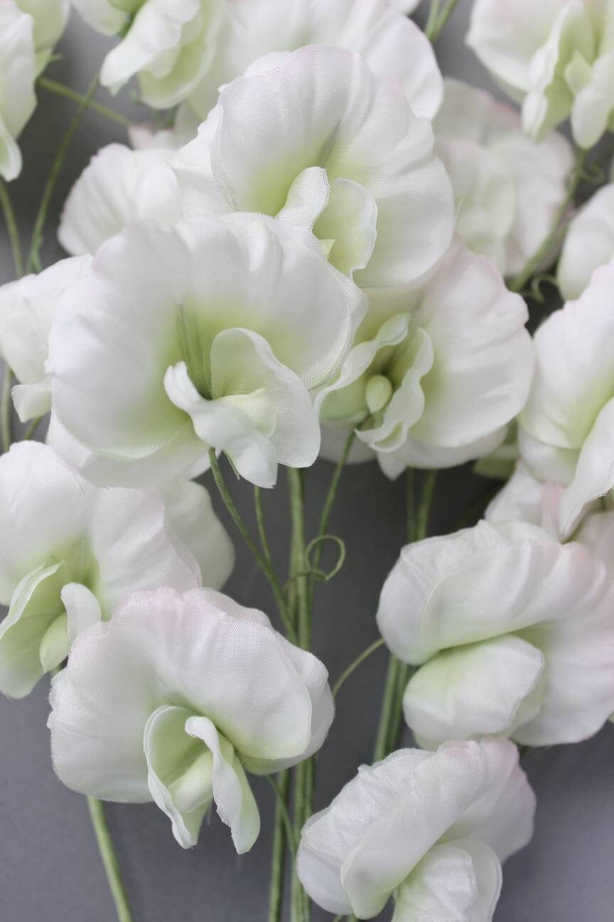 Artificial Flower Arrangement White Wedding Centerpiece Etsy