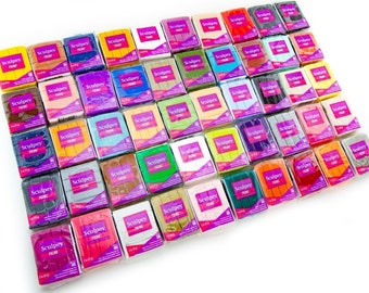 Vorbestellung! Sculpey Oven-Bake Polymer Clay Mehrere Farben Trocknet nicht aus, bis Backen lagern und wiederverwenden