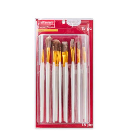 Golden Taklon Super Value Mini Paintbrush Pack By Craft Smart