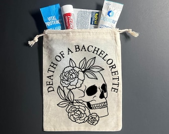 Death of a Bachelorette | Halloween Bridal Party Gifts | Halloween Wedding | Bridal Party Gifts | Party Favor Gift | Custom Bachelorette Bag