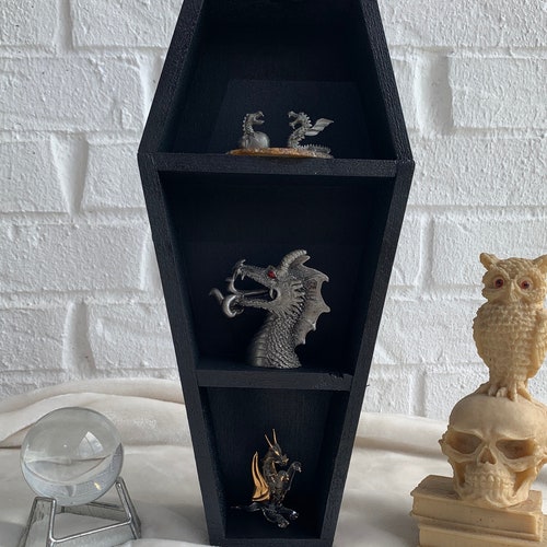 Small Coffin, Coffin Shelf, Halloween Home Decor