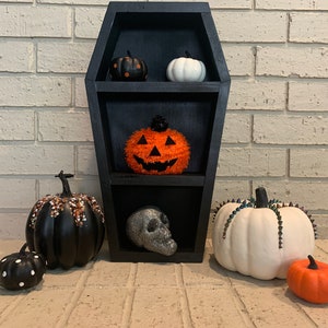 Medium Coffin Shelf, Coffin Shelf, Halloween Home Decor