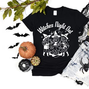 Witches Night Out T-shirt | Halloween Bachelorette Party Shirts | Witchy Party T-shirts | Halloween Wedding | Bridesmaid Gifts