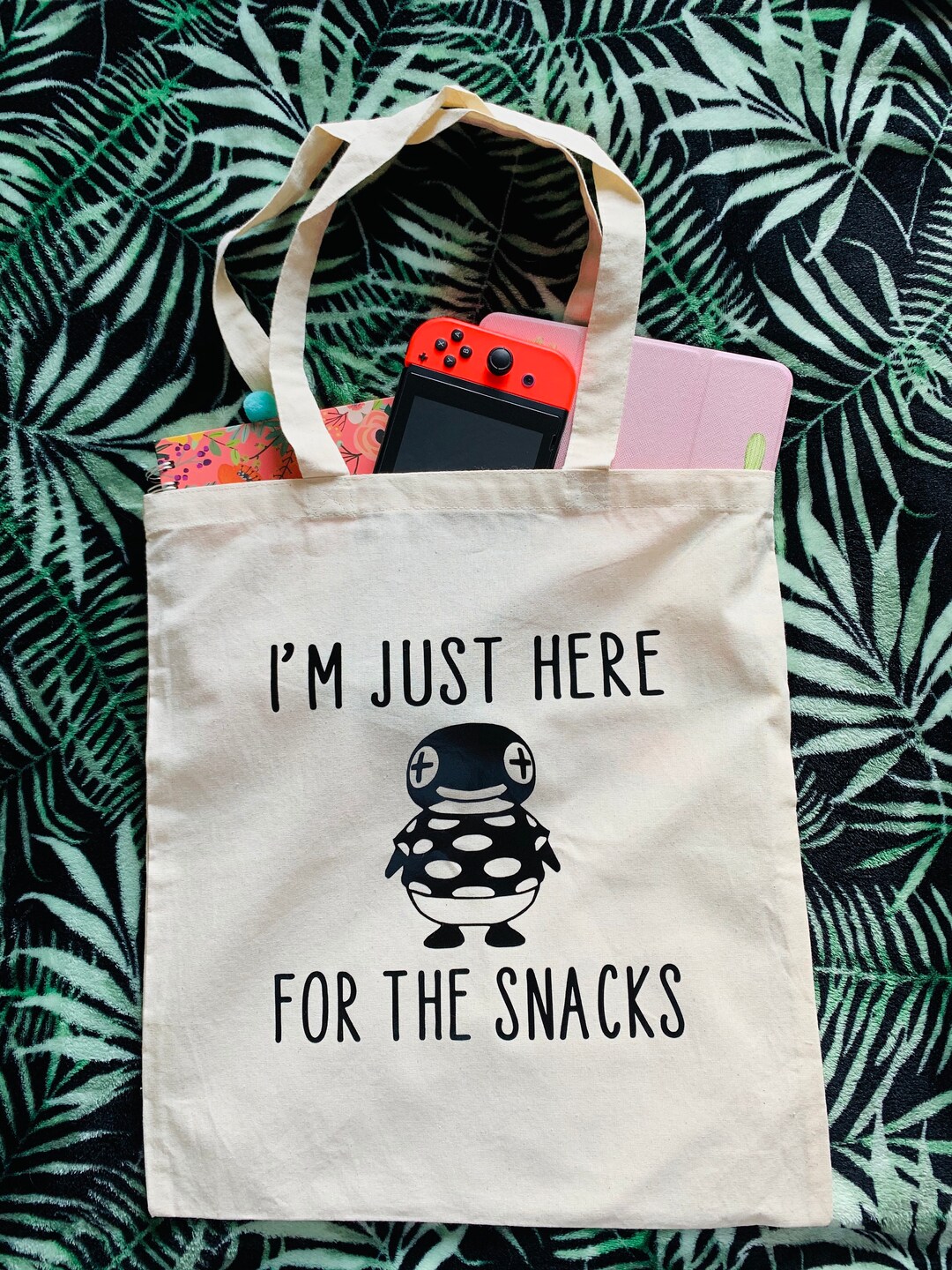 Animal Crossing Tote Bag Cube Animal Crossing Reusable Tote Etsy