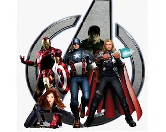 Lampe de chevet Avengers - création Louprotoys.