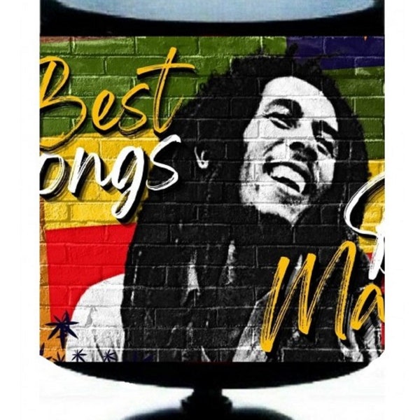 Lampe de chevet Bob Marley création Louprotoys