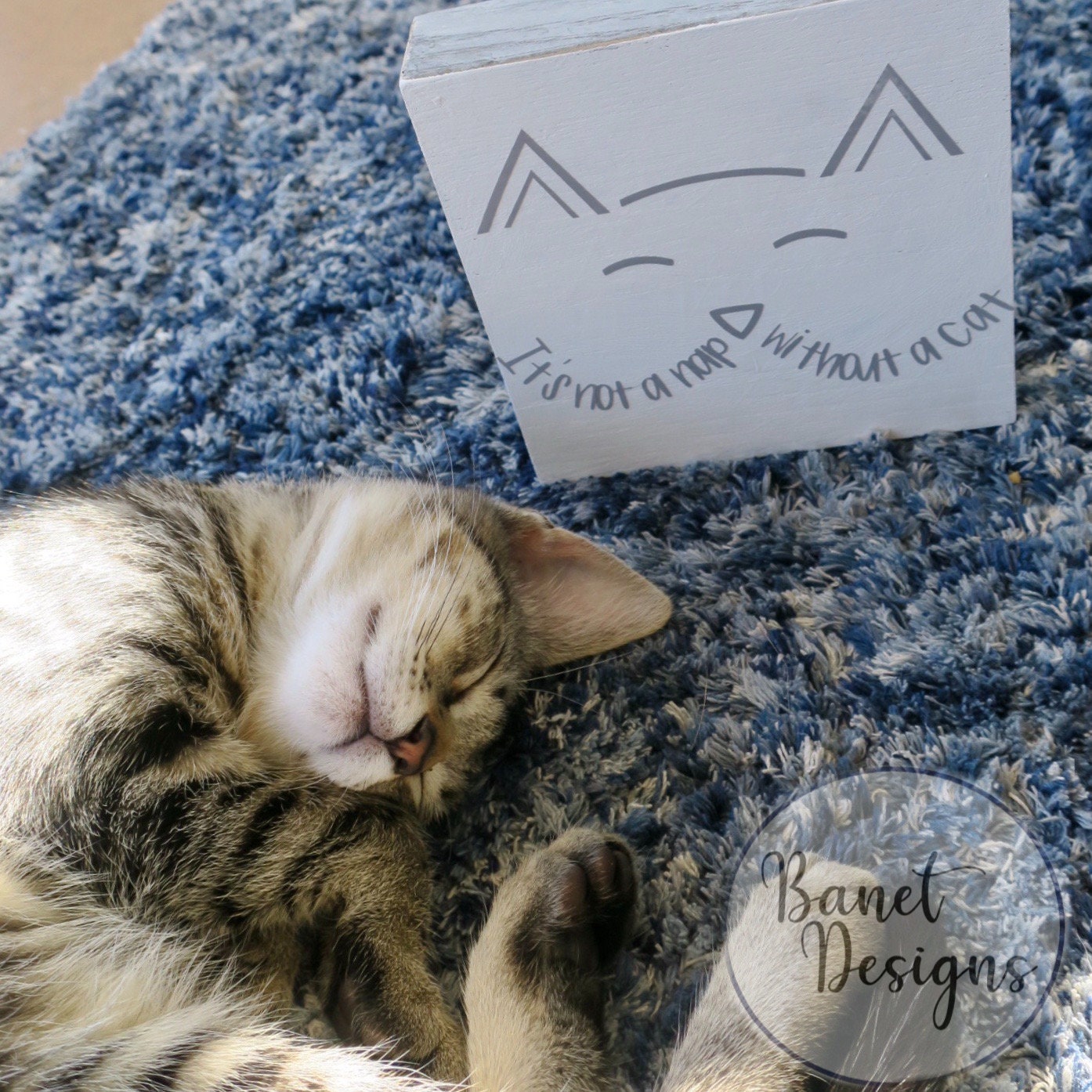 Cat Nap SVG, Cricut SVG, Silhouette SVG, It's Not a Nap Without a Cat ...