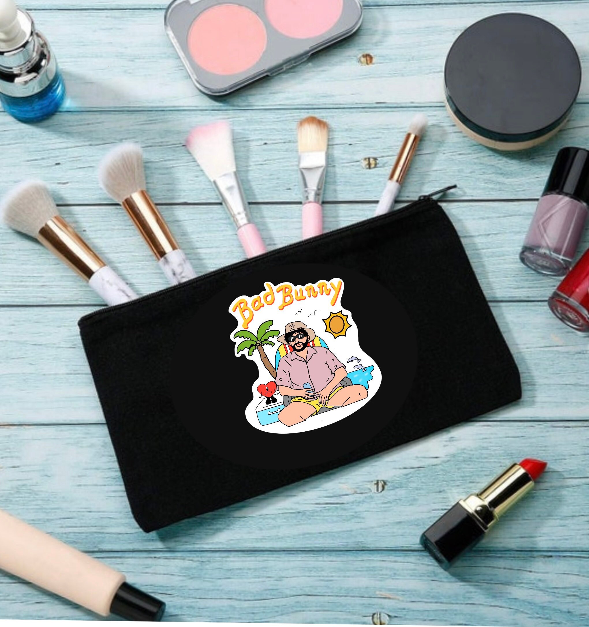 Bad bunny makeup bag sale