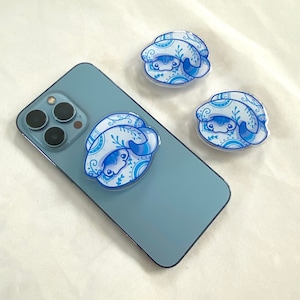 Porcelain Snake Phone Grip | Ball Python Phone Grip | Kawaii Phone Grip