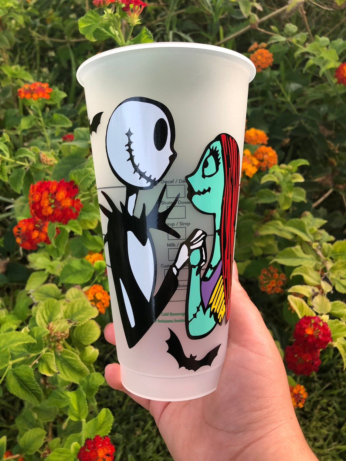 Nightmare Before Christmas Inspired Starbucks Cup/Jack and Etsy