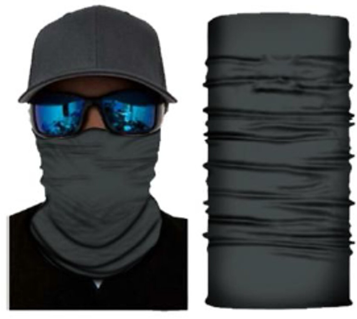 DARK GREY Balaclava / Ciclismo / Neck Gaiter / Snood / Face Etsy