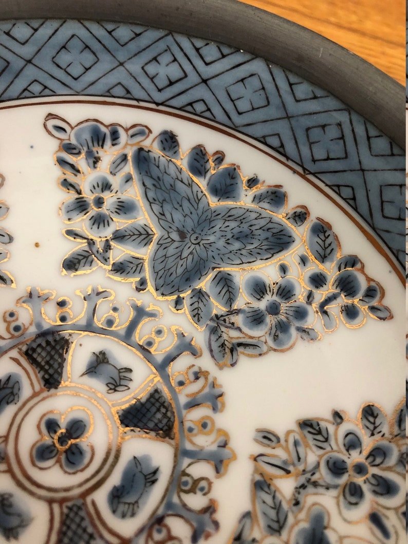 Japanese Porcelain Ware Bowl ACF Encased Multi Colored Etsy