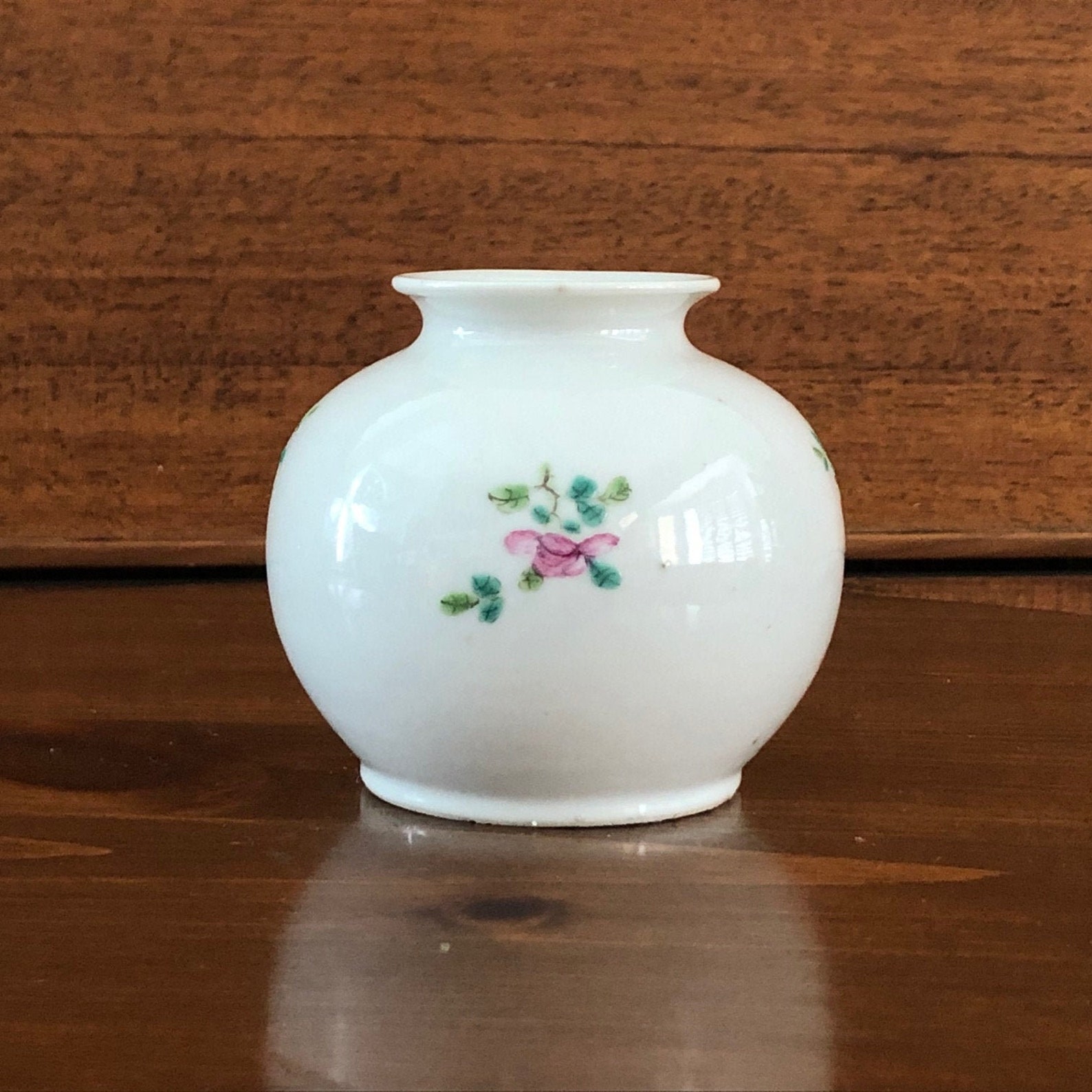 Globe Vase With Flowers Etsy