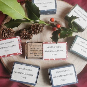Mindfulness Advent Calendar to go / with new tasks