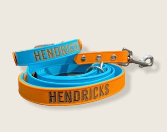 Waterproof Biothane Hands-Free Dog Leash, Personalized, Adjustable