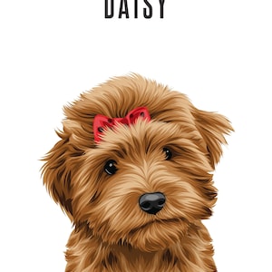 Custom Pet Portraits Using Pet Photo Personalized Digital Dog Portraits Cat Portraits Custom Dog Portraits Custom Pet Art Pet Drawing Poster