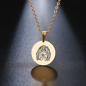 Personalized necklace Jewelry Pet Portrait Custom Necklace Pet Jewelry Personalized Gifts Pet Memorial Dog Necklace Pet Necklace Pet loss