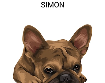 Haustier Gemälde, Haustier Porträt, individuelles Haustier Porträt, individuelles Hunde Porträt, Hundekunst, individuelles digitales Porträt, Hundemalerei, Haustierverlust, Haustier Gedenkstätte