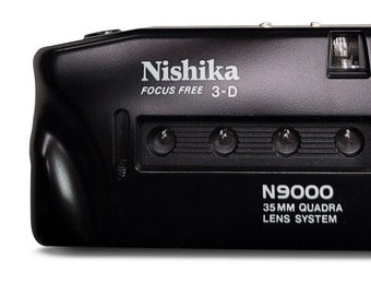 Nishika N8000 3D Lenticular Camera Twin Light 3010 Camera Case NOS