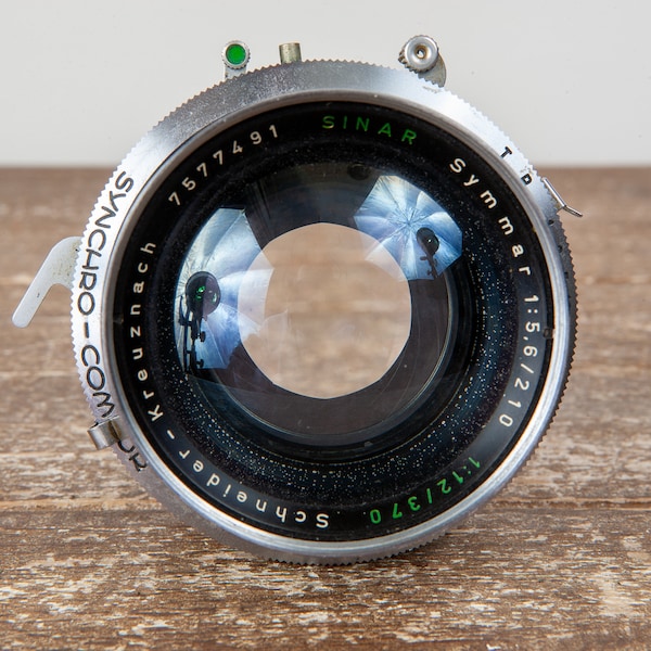 Sinar Schneider Symmar 210mm f/5.6 Lens Large Format Lens Works Perfectly At All Shutter Speeds