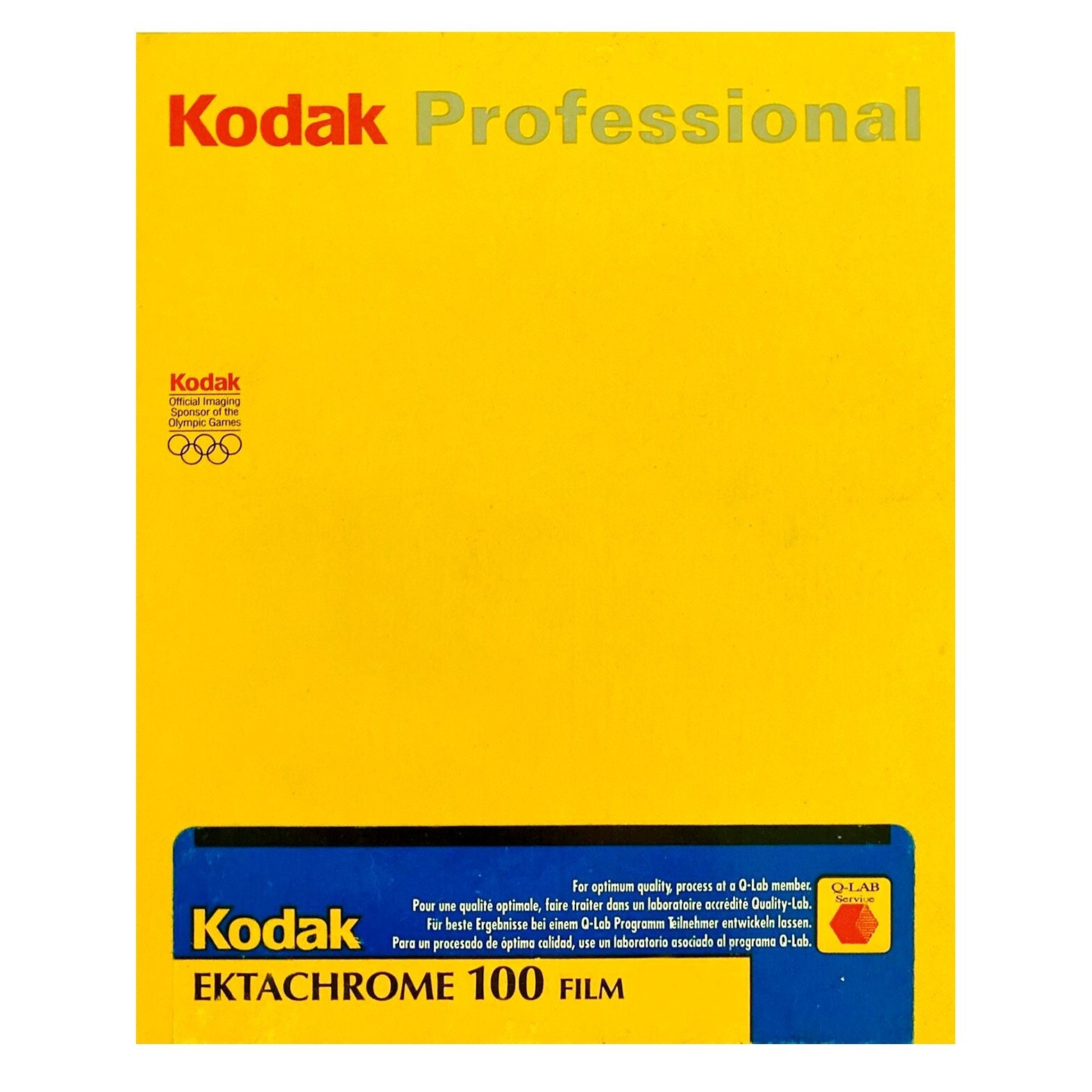 Kodak Ektachrome 100 Professional Film, 4x5, 10 Sheets (expired