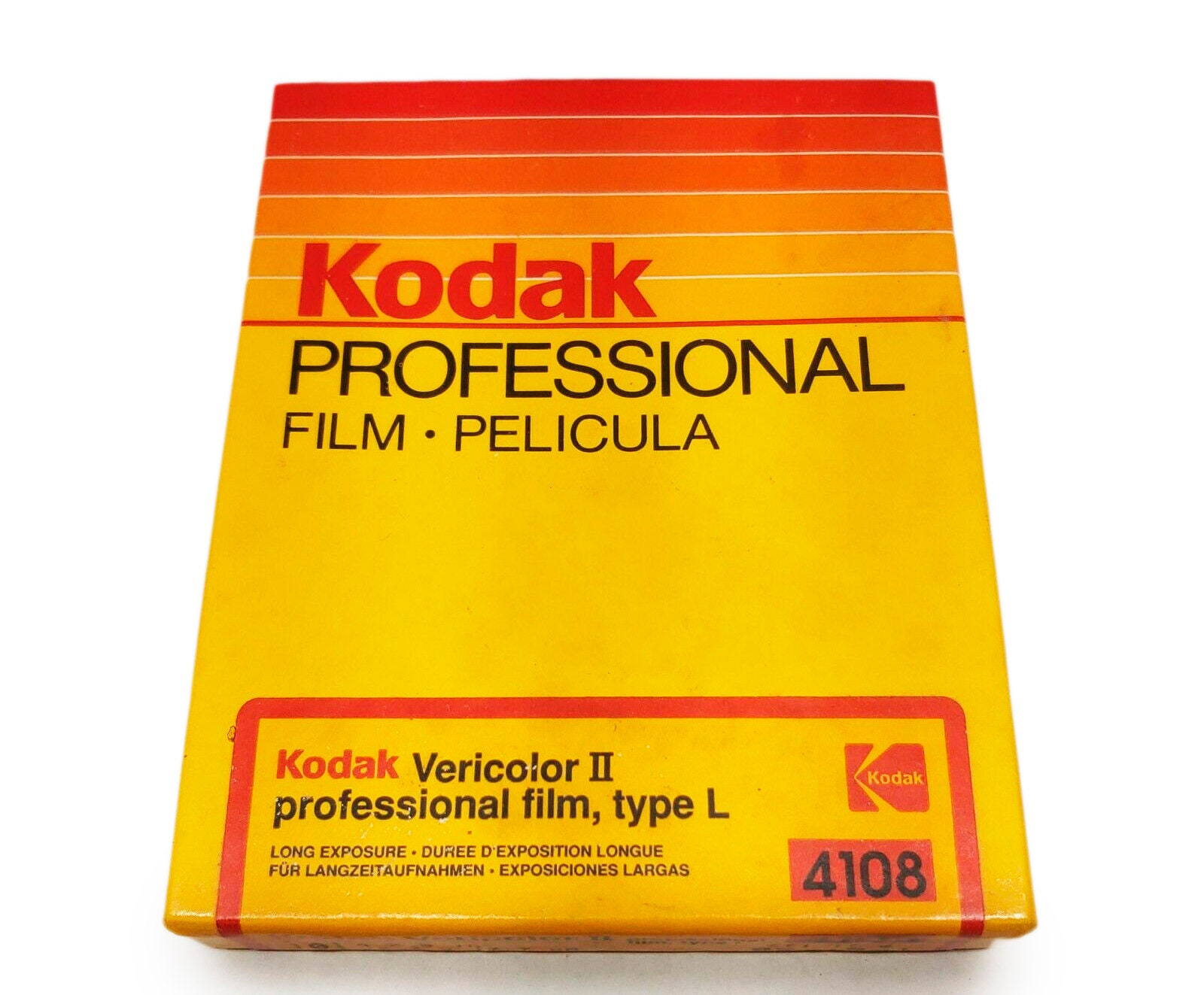 Kodak Vericolor II Type S 4x5 FIlm (cold stored) Unopened 10 pack Expired 05/1998 VPL 4108