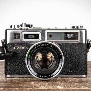 Yashica Electro 35 GSN Rangefinder Film Camera: Battery Mod, Leather Case, Near Mint