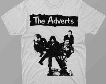 Camiseta de música dos anúncios