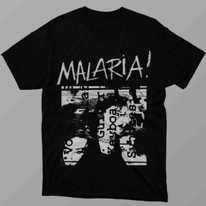 Malaria tshirt post punk goth