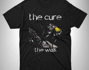 The Cure Shirt, Vintage Rare the Walk T-shirt Black Tee Robert