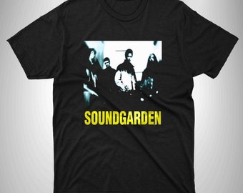 90年代のヴィンテージサウンドガーデングランジバンドのホワイトカラー