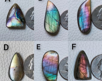 Natural Multi Purple Labradorite Cabochon Gemstone Purple Flashy Labradorite Semiprecious Stone Marquise Shape 47x16x5 mm 35 Crt