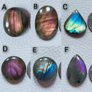 Natural Multi Purple Labradorite Cabochon ! Designer Purple Labradorite Gemstone ! Silver jewelry for ring and pendant ! loose gemstone cab