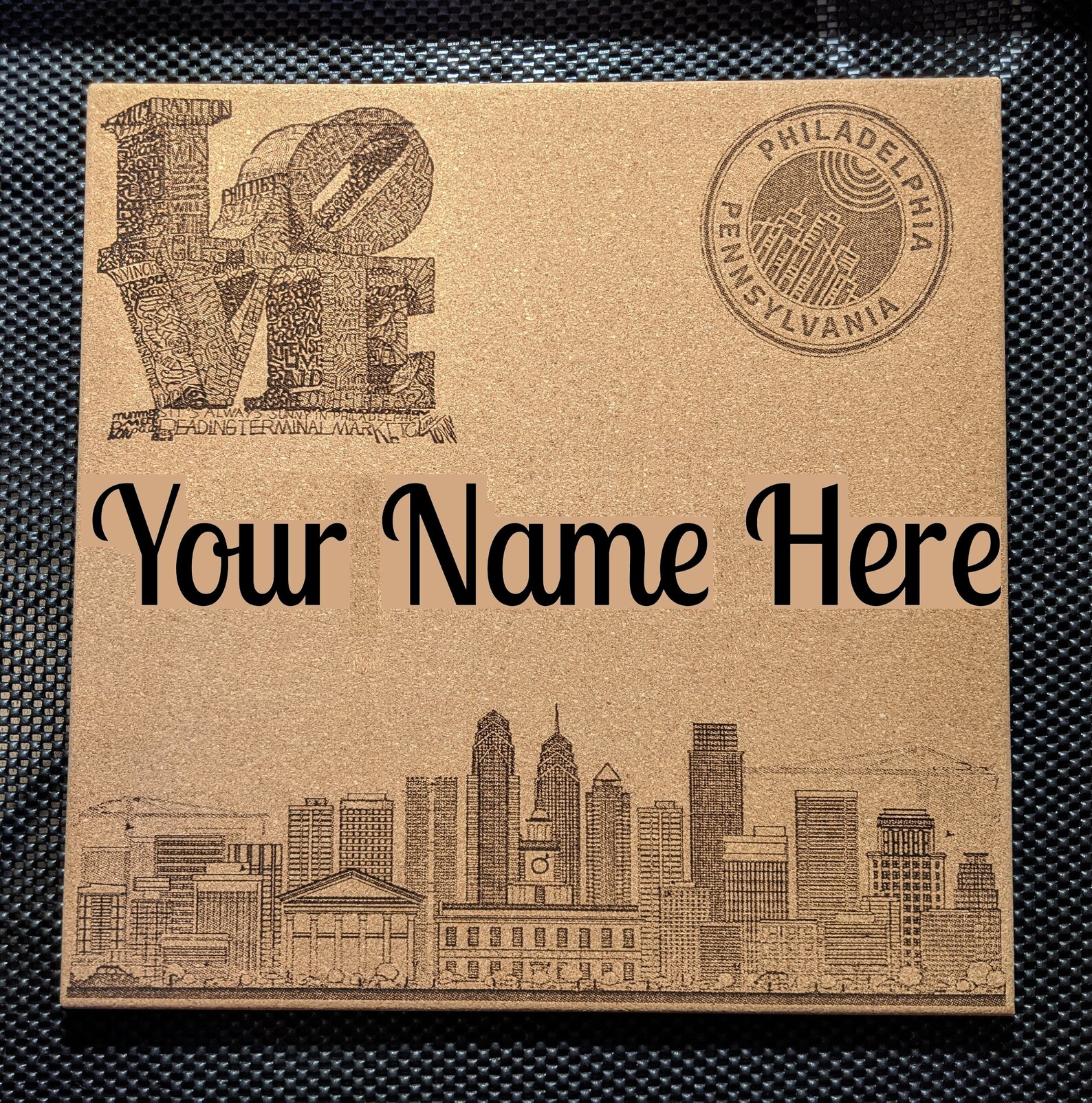 Custom Name & City Hanging Wall Art | Etsy